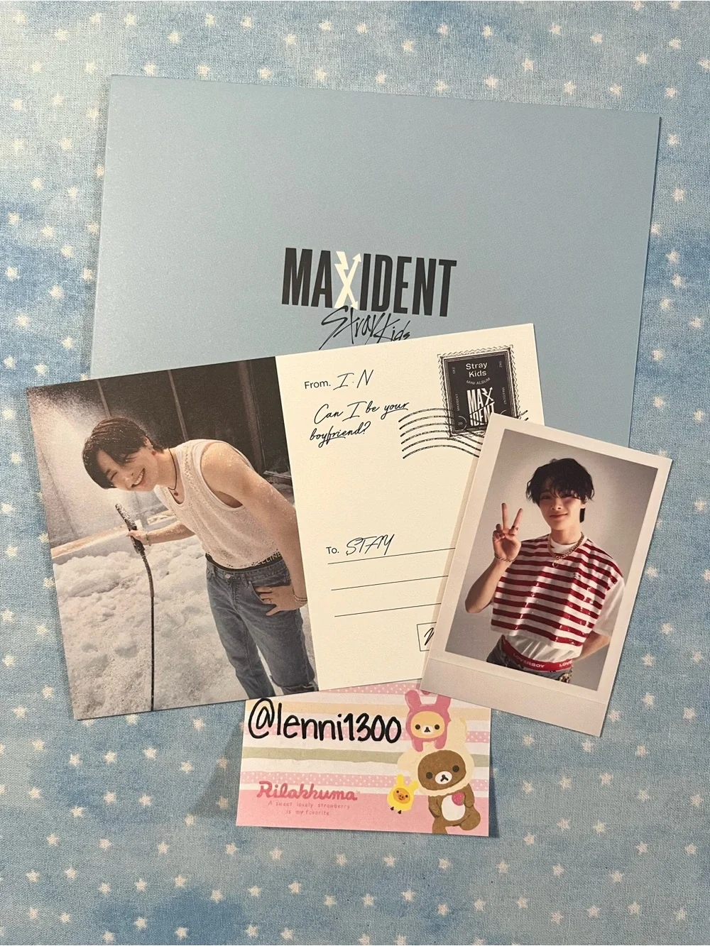 [I.N] Stray Kids MINI ALBUM-MAXIDENT-Offical Kpop Photocard
